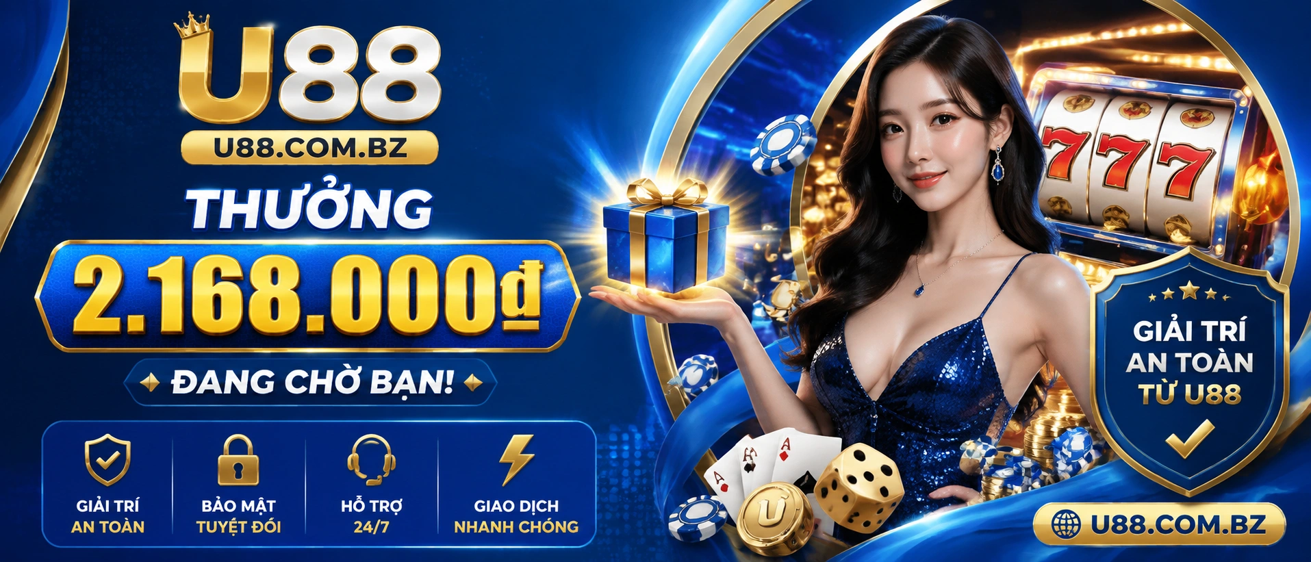 CEO U88.com.bz | Casino, Nổ Hũ, Bắn Cá banner