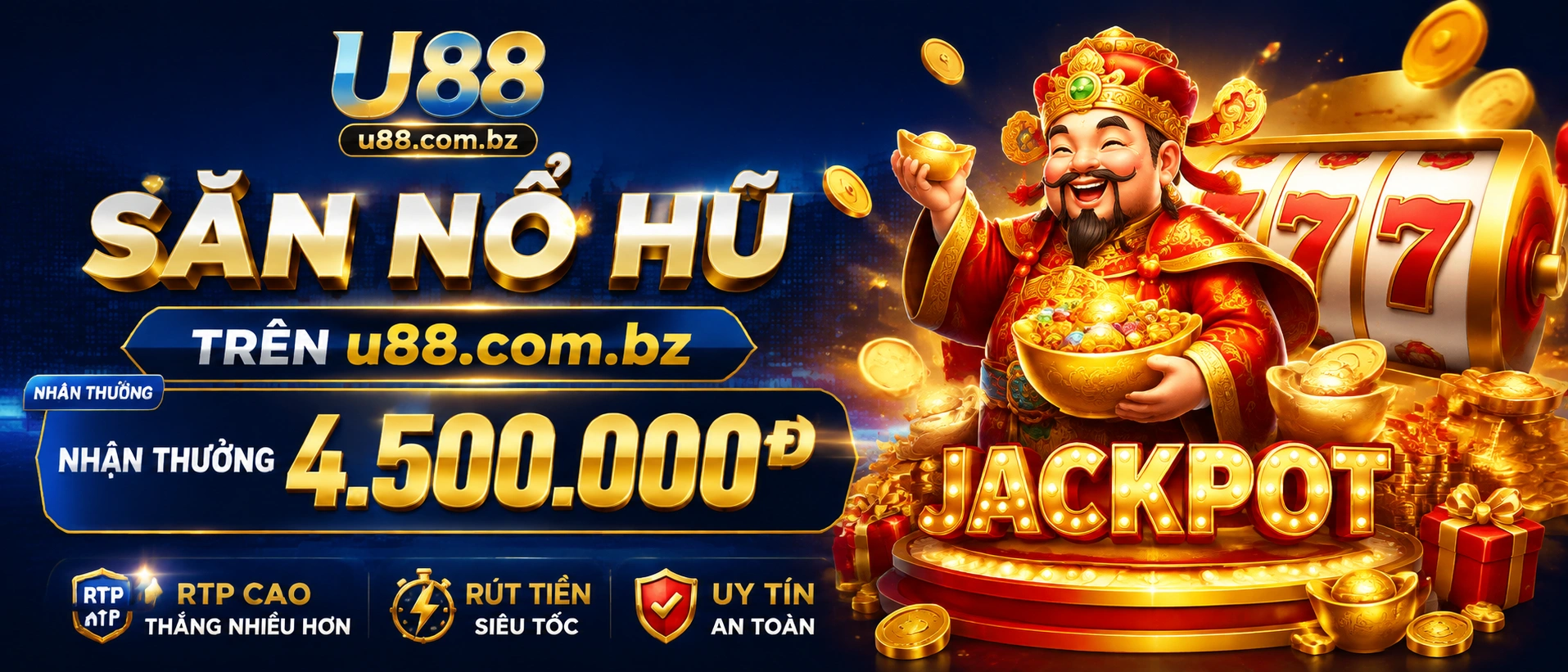 CQ9 Slot Machine tại u88.com.bz banner